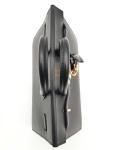 Hermes Birkin 25 Noir Black Handbag with Gold Hardware