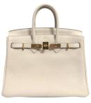 Hermès Birkin 25 Craie White Beige Handbag