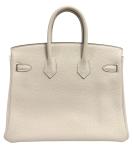 Hermès Birkin 25 Craie White Beige Handbag