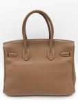 Hermes Birkin 30 Etoupe Gray Togo Handbag