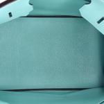 Blue Epsom Hermes Birkin Handbag with Gold Hardware