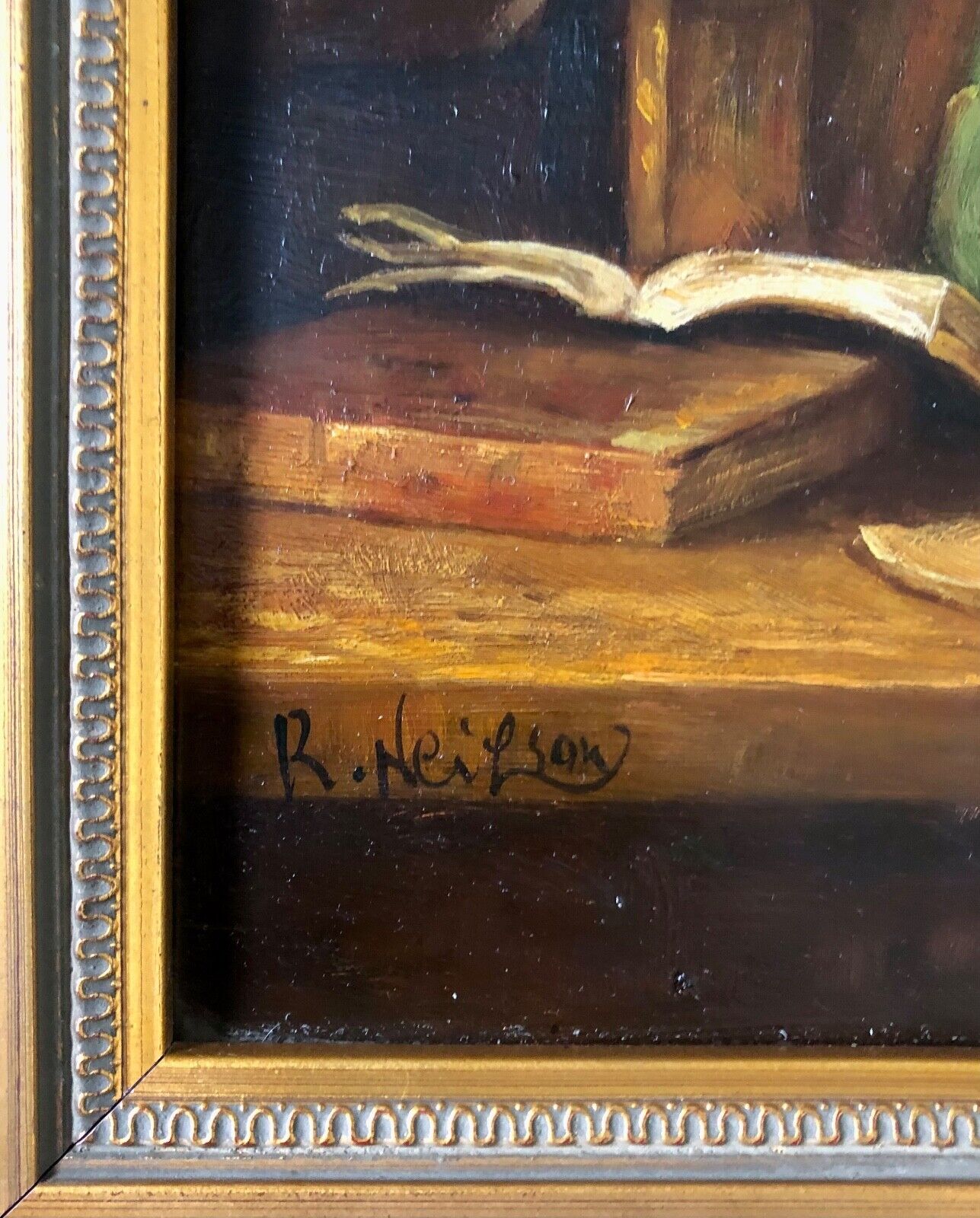 RAYMOND P. R. NEILSON Judaica Oil Painting - Framed