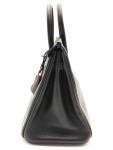 Hermes Birkin 25 Black Swift Handbag
