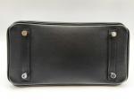 Hermes Birkin 25 Black Swift Handbag