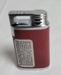Colibri Red and Chrome Butane Lighter - Slim Design