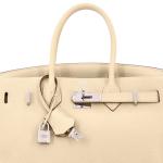 Hermes Birkin Light Togo Handbag with Palladium Hardware