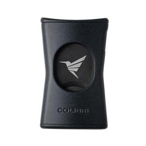 Colibri Slim Stainless Steel Cigar Cutter - Black