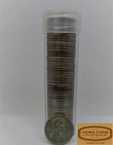 1943 Lincoln Steel Cent Roll of 50