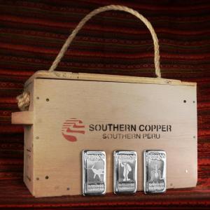 Set of 3 PERUCO Silver Bars with Box