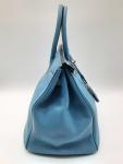 Hermes Birkin 35 Bleu Jean Handbag