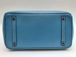 Hermes Birkin 35 Bleu Jean Handbag