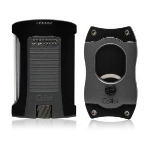 Colibri Daytona Lighter and S-Cut Cutter Set