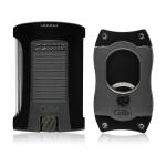 Colibri Daytona Lighter and S-Cut Cutter Set