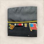 American Legion WWII Hat Pins and Stickers Bundle