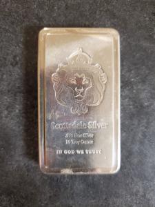 10 oz Scottsdale Stacker Silver Bar .999 Fine