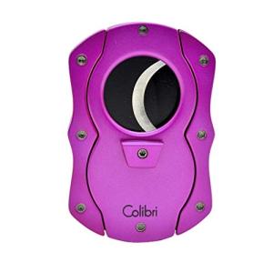 Colibri Premium Double Guillotine Cigar Cutter - Pink & Black