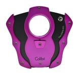 Colibri Premium Double Guillotine Cigar Cutter - Pink & Black