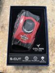 Colibri S-CUT Cigar Cutter with Red and Black Blades