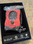 Colibri S-CUT Cigar Cutter with Red and Black Blades