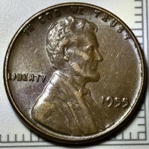 1955 Double Die Lincoln Wheat Penny Collectible