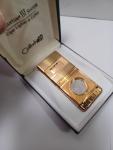 Gold Tone Colibri Quantum SST Cigar Lighter Set