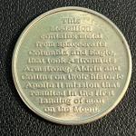 Apollo 11 "The Eagle Has Landed" Metal Medallion
