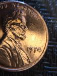 1974 Lincoln Penny Close AM - No Mint Mark