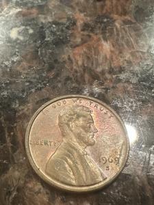 1969-S Lincoln Memorial Double Die Penny