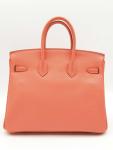 Hermes Birkin 25 Flamingo Pink Handbag