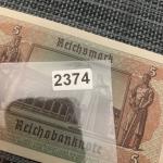German 5 Mark Banknote WWII Memorabilia 1942