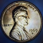 1969 S Lincoln Memorial Cent BU RED DDO