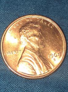 1969-S Double Die Lincoln Penny