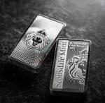 Scottsdale Mint Vortex 10 oz Silver Bars Pair