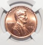 1972 Lincoln Cent Double Die NGC MS 66 RD