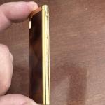 Sleek Vintage Colibri Black and Gold Lighter