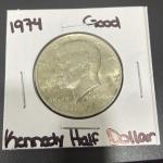 1974 Kennedy Half Dollar No Mint Mark Coin