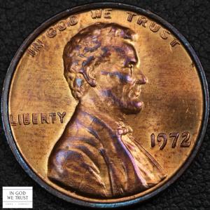 1972 Doubled Die Obverse Lincoln Memorial Cent
