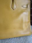 Hermès Birkin 35 Jaune Courchevel Gold 1996