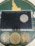Apollo 11 Moon Landing Coin and Stamp Set