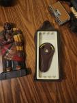 Vintage Native American Cigar Case & Gold Cutter