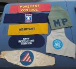 WWII Cold War Military Memorabilia Armbands Set