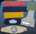WWII Cold War Military Memorabilia Armbands Set