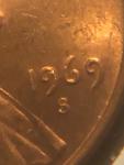 1969 Lincoln Memorial DDO Penny Error Coin