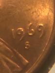 1969 Lincoln Memorial DDO Penny Error Coin