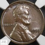 1955 Lincoln Wheat Cent Doubled Die DDO