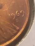 1969 Lincoln Memorial DDO Penny Error Coin