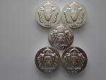 Set of 5 Scottsdale Mint Silver Stackers