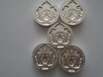 Set of 5 Scottsdale Mint Silver Stackers