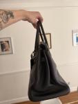 2005 Vintage Hermes Birkin 35 Black Togo Leather