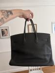 2005 Vintage Hermes Birkin 35 Black Togo Leather